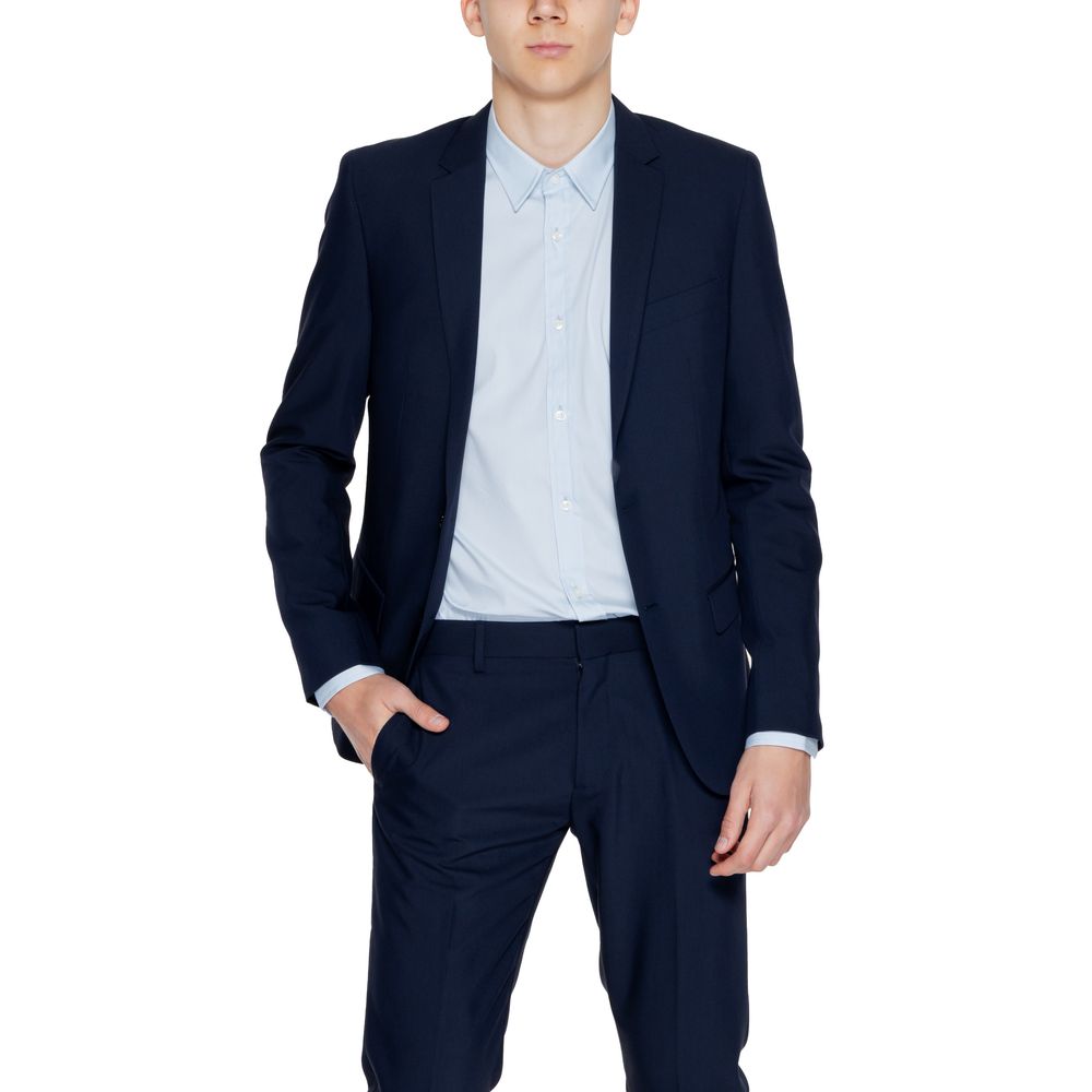 Blazer in poliestere blu Antony Morato