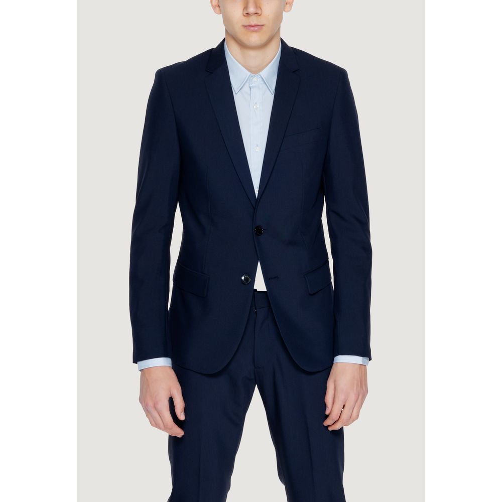 Blazer in poliestere blu Antony Morato