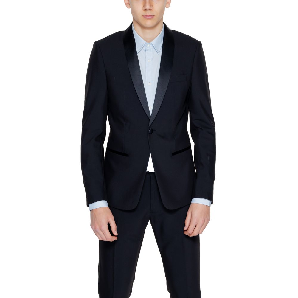 Blazer in poliestere nero Antony Morato