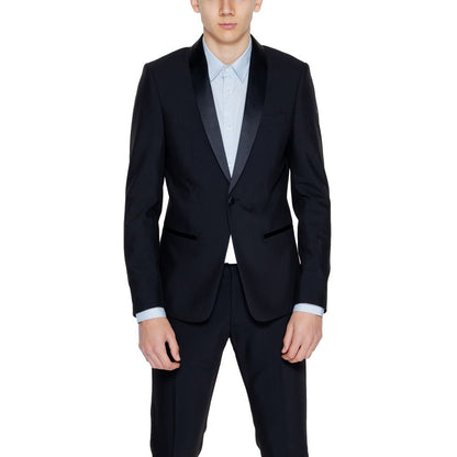 Blazer in poliestere nero Antony Morato