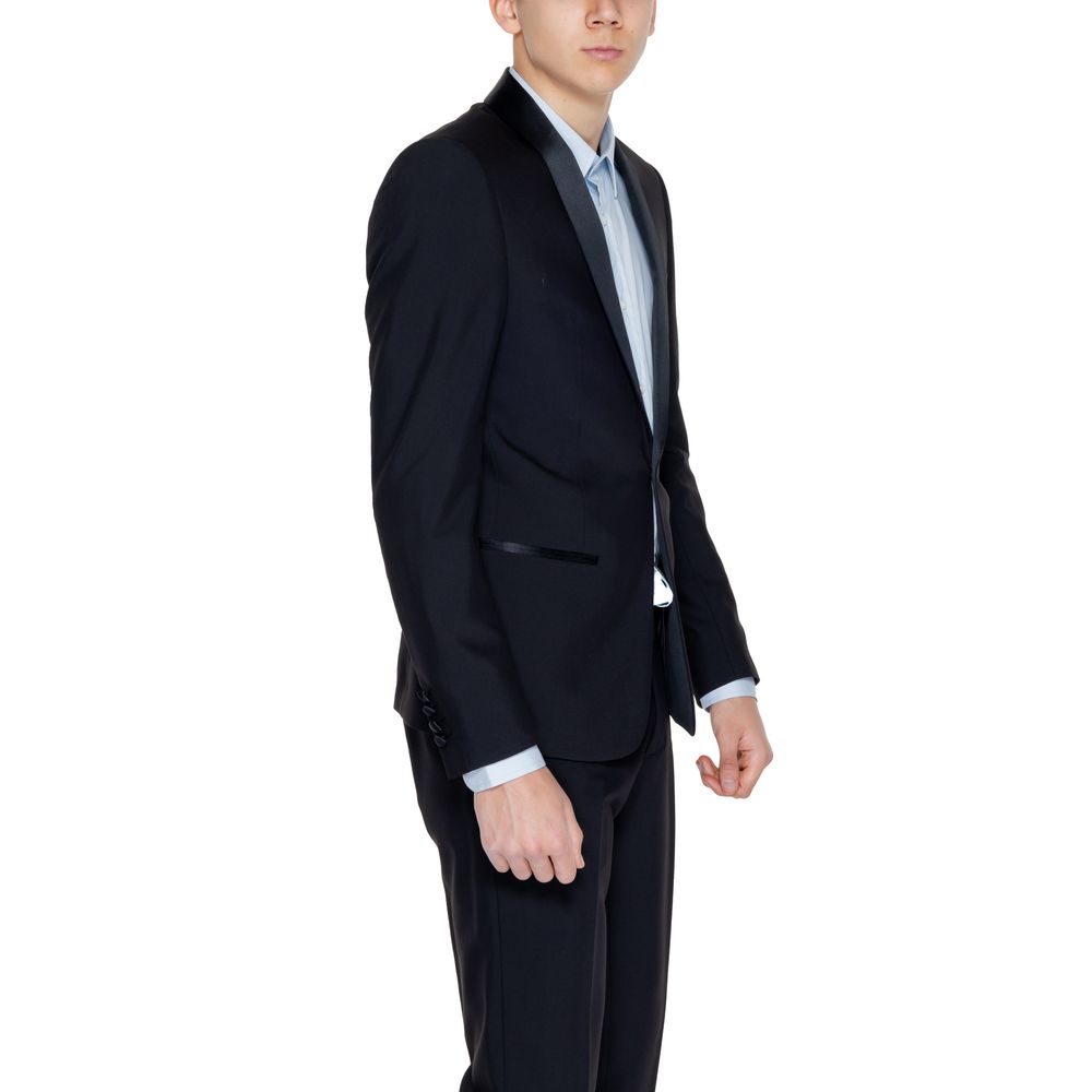 Blazer in poliestere nero Antony Morato