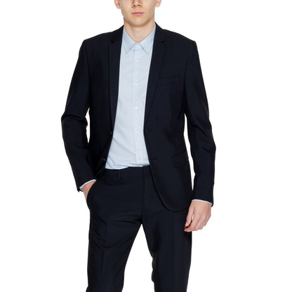 Blazer in poliestere nero Antony Morato