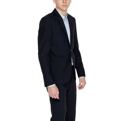 Blazer in poliestere nero Antony Morato