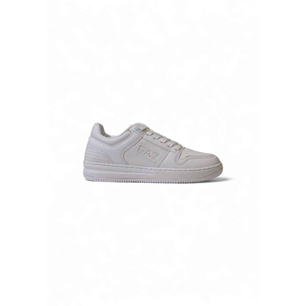 Baskets de sport EA7 Emporio Armani blanches en polyester