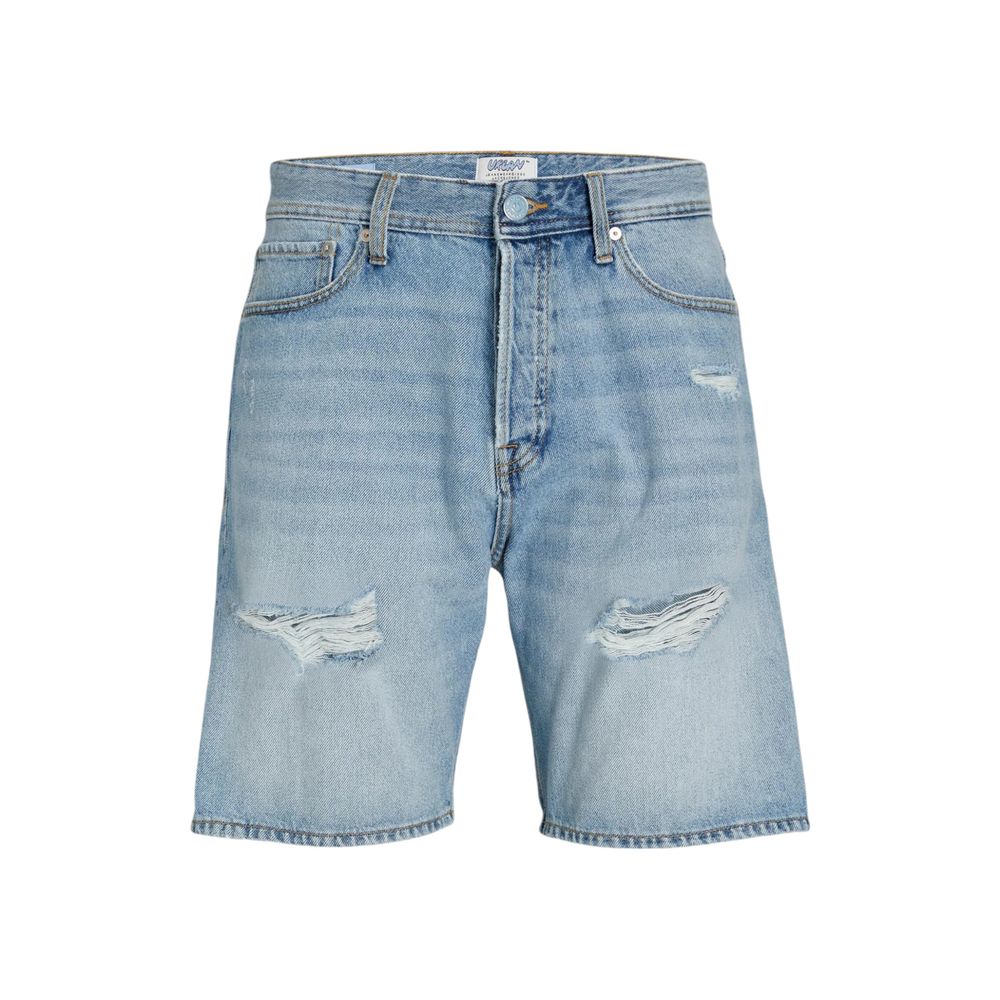 Shorts Bermudas en coton bleu clair Jack Jones