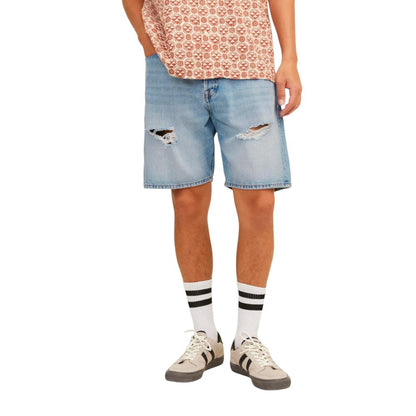 Bermuda Jack Jones in cotone azzurro