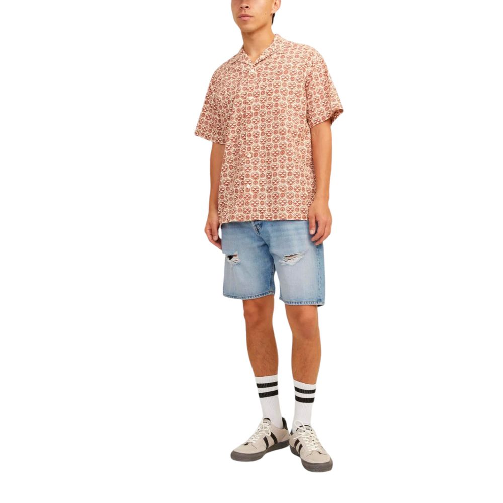 Shorts Bermudas en coton bleu clair Jack Jones
