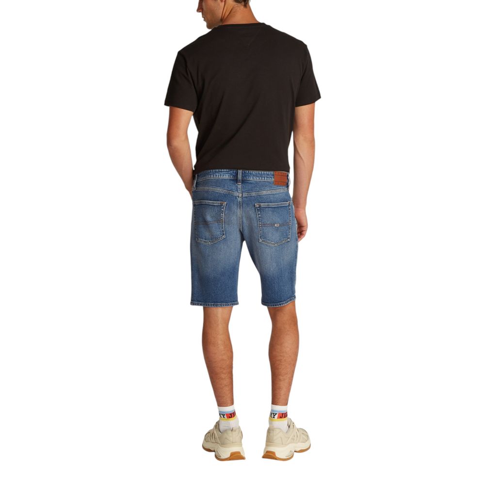 Bermuda Tommy Hilfiger Jeans in cotone riciclato blu