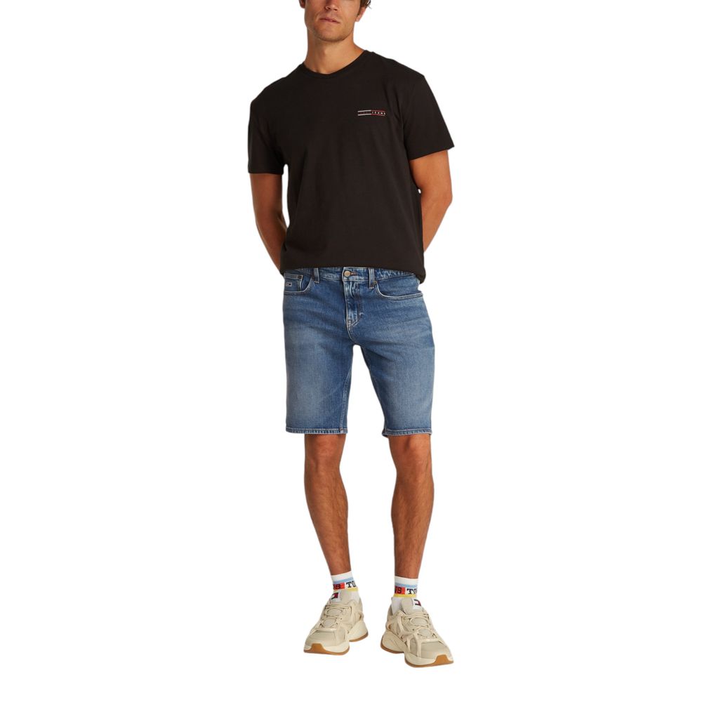 Bermuda Tommy Hilfiger Jeans in cotone riciclato blu