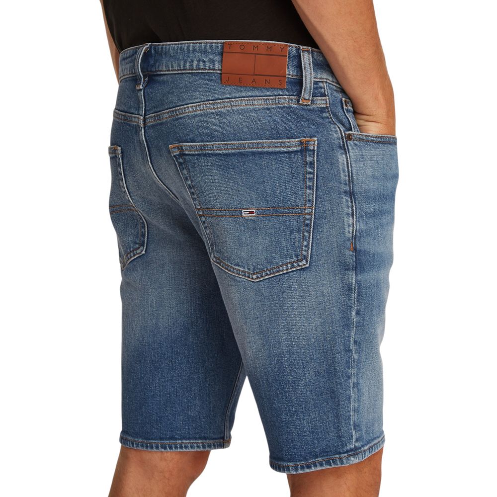 Bermuda Tommy Hilfiger Jeans in cotone riciclato blu