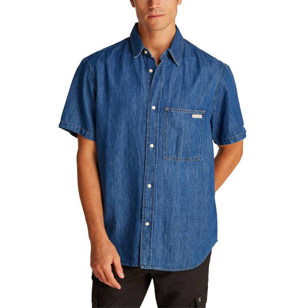 Chemise en jean bleue Calvin Klein Jeans