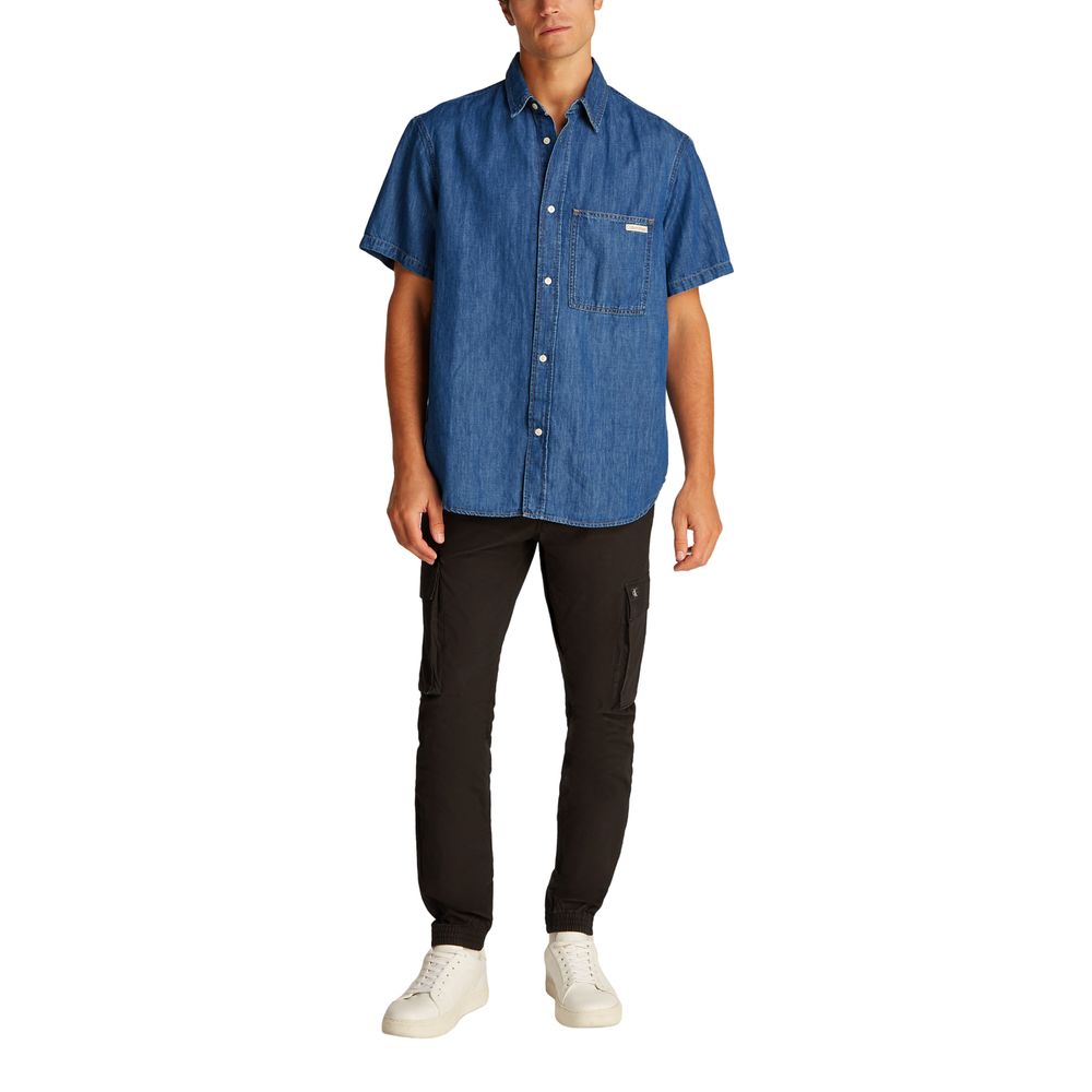 Chemise en jean bleue Calvin Klein Jeans