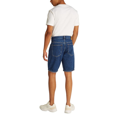 Calvin Klein Jeans Bermuda in cotone blu
