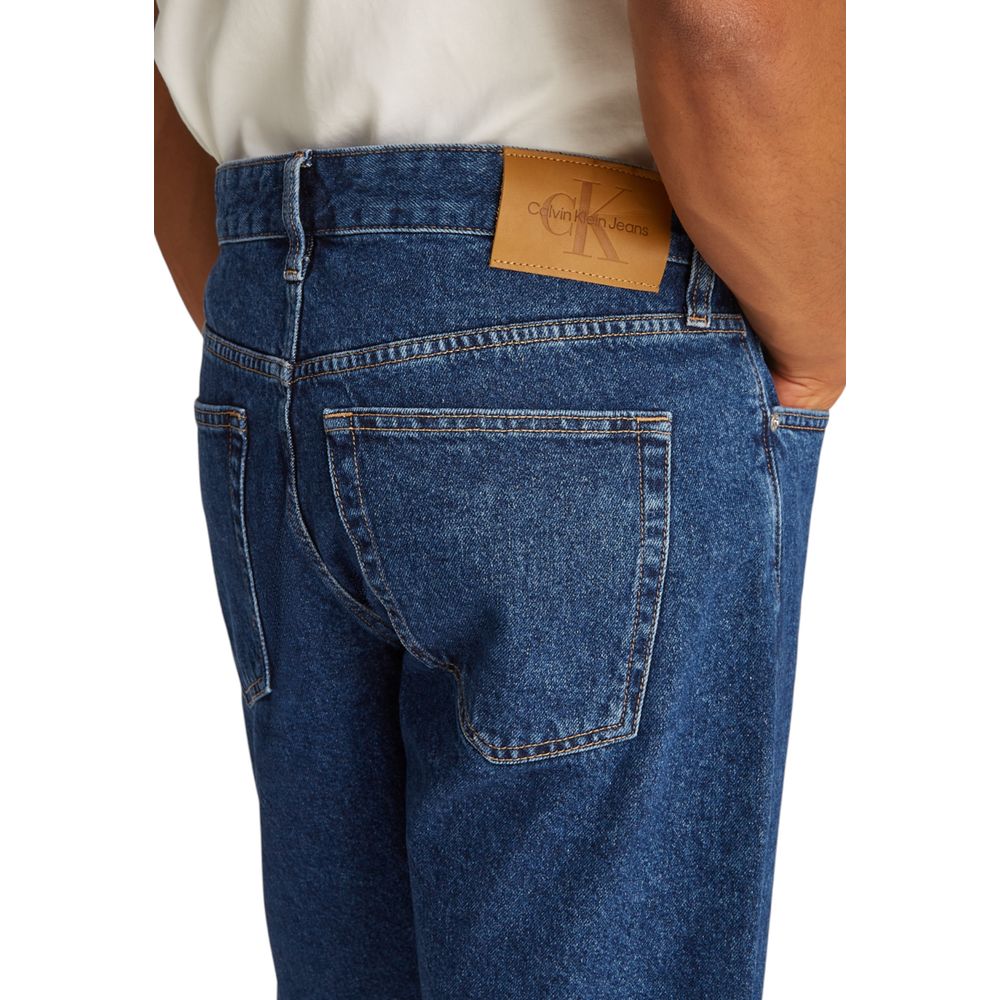 Calvin Klein Jeans Bermuda in cotone blu