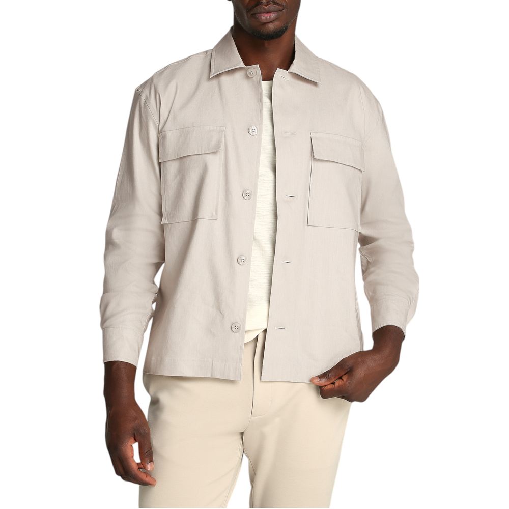 Cappotto beige in lyocell Calvin Klein