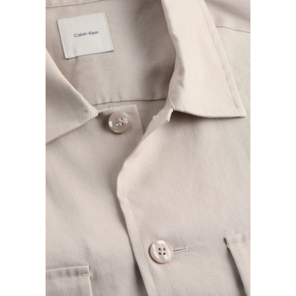 Cappotto beige in lyocell Calvin Klein