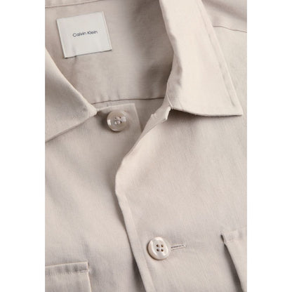 Cappotto beige in lyocell Calvin Klein