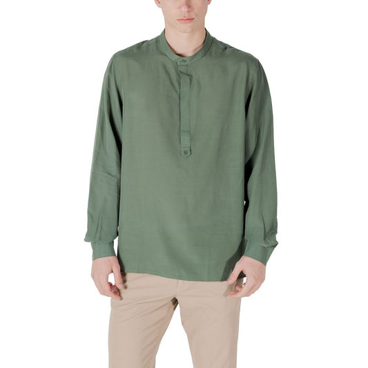 Camicia bicolore in lyocell Antony Morato