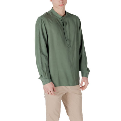 Camicia bicolore in lyocell Antony Morato