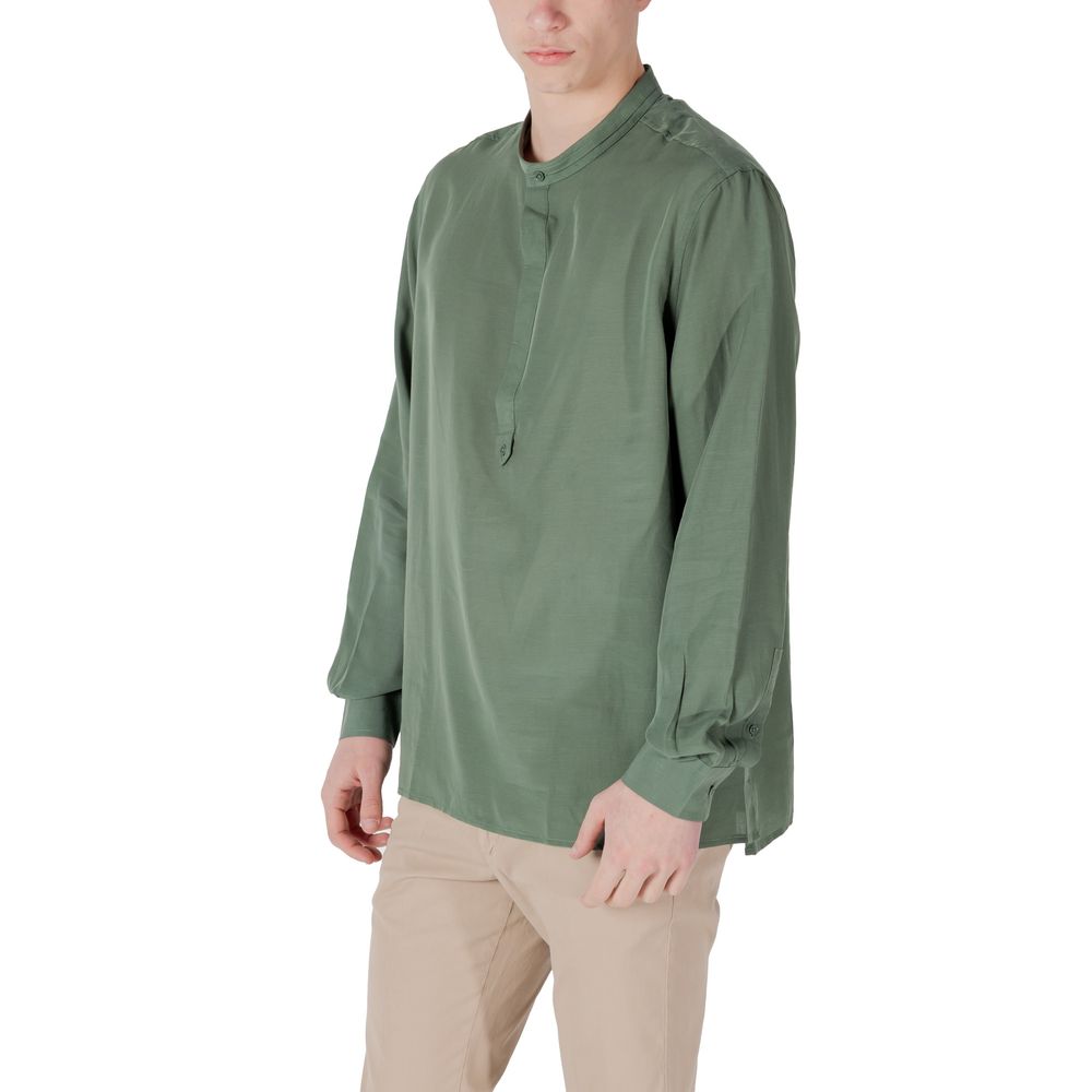 Camicia bicolore in lyocell Antony Morato
