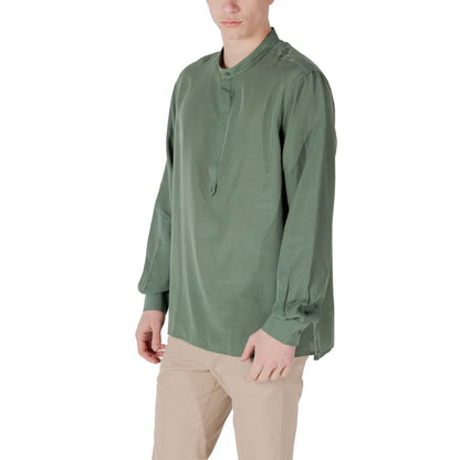 Camicia bicolore in lyocell Antony Morato