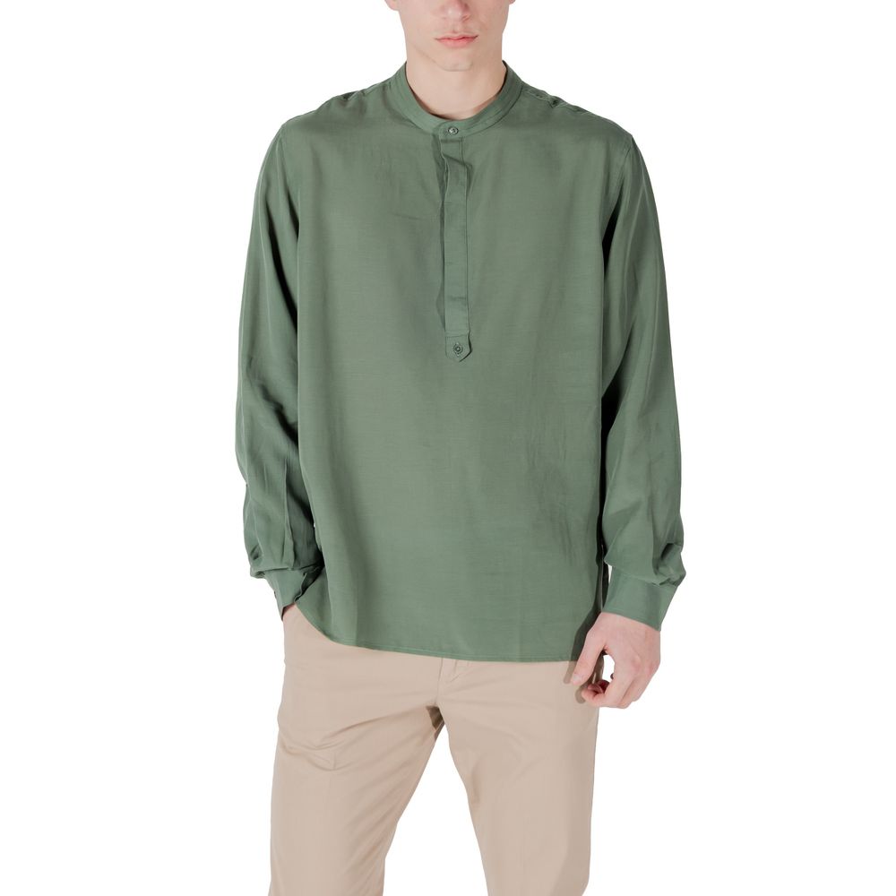 Camicia bicolore in lyocell Antony Morato