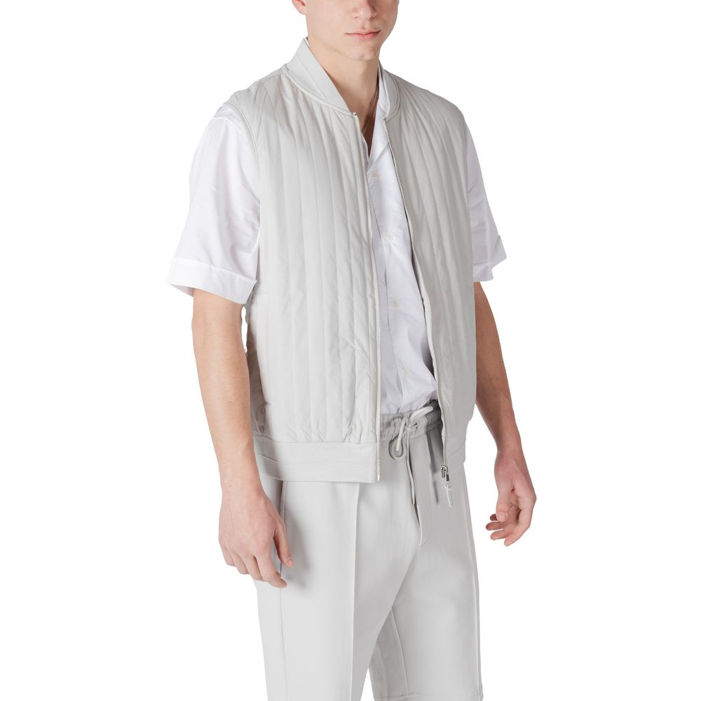 Blouson aviateur en coton gris Antony Morato