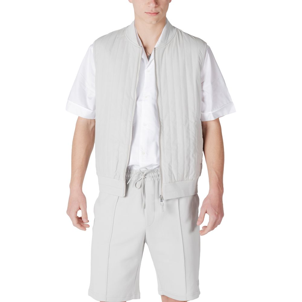 Blouson aviateur en coton gris Antony Morato