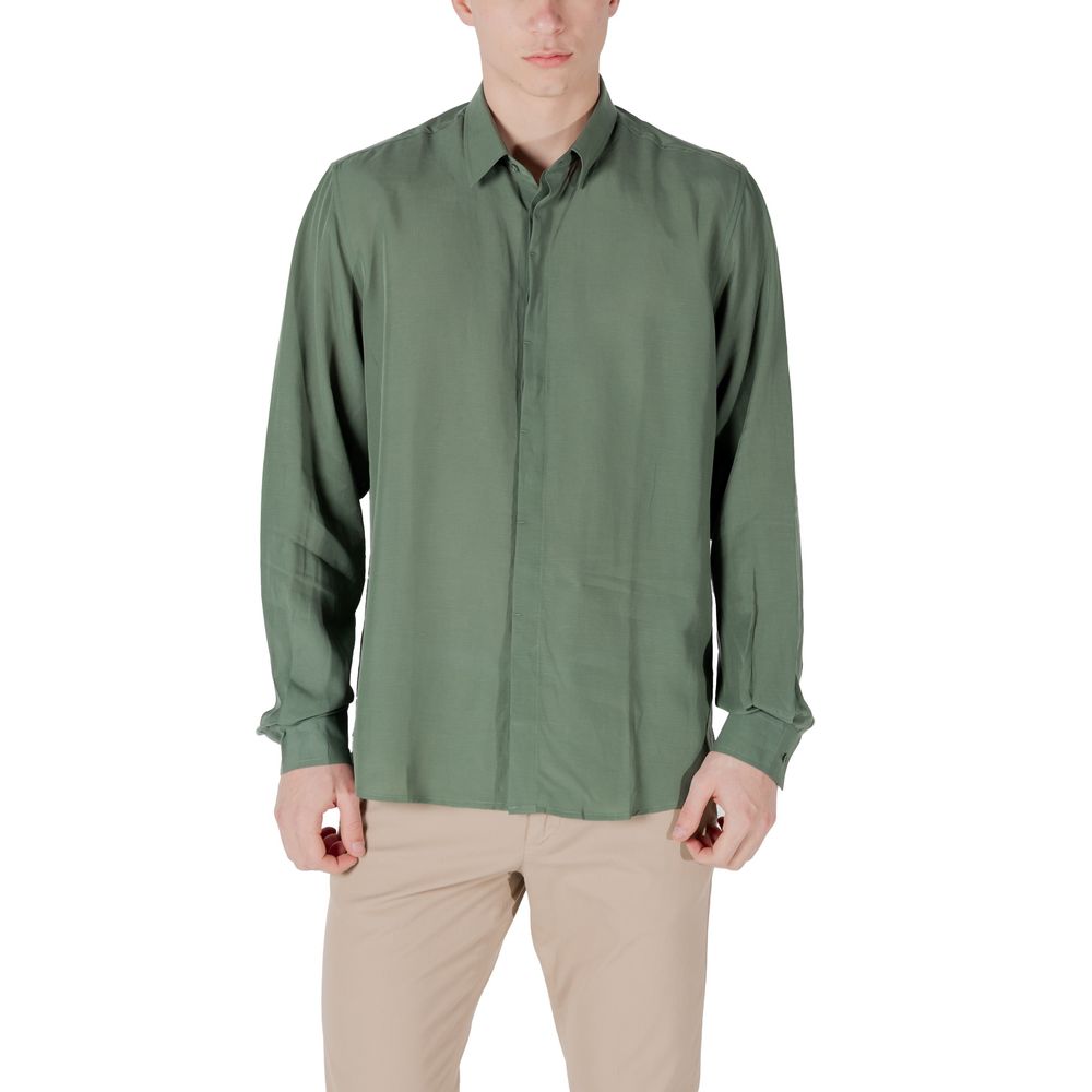 Chemise habillée bicolore en lyocell Antony Morato