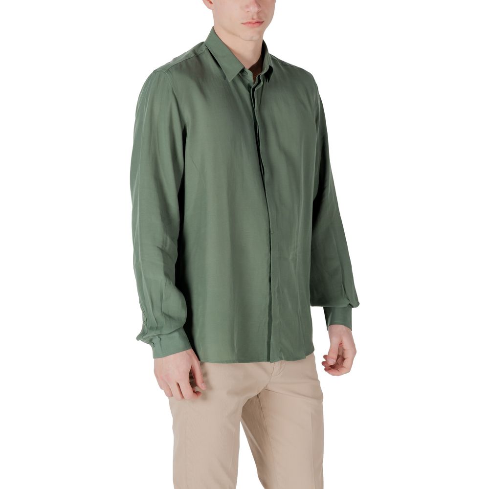 Chemise habillée bicolore en lyocell Antony Morato
