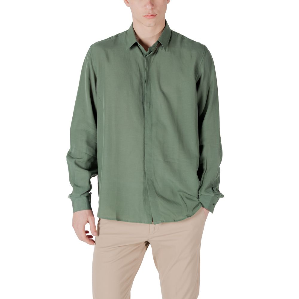 Chemise habillée bicolore en lyocell Antony Morato