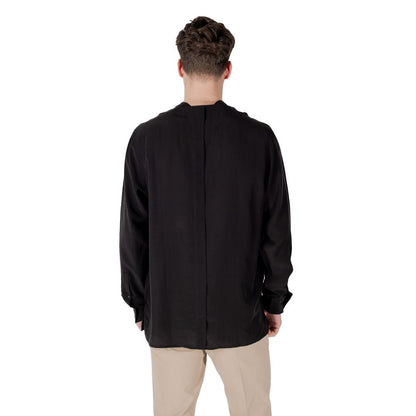 Camicia nera in lyocell Antony Morato