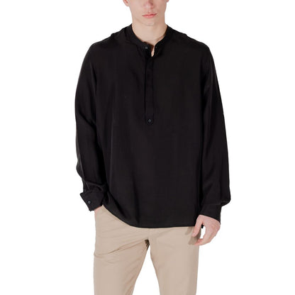 Camicia nera in lyocell Antony Morato
