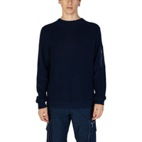 Felpa in cotone blu Antony Morato