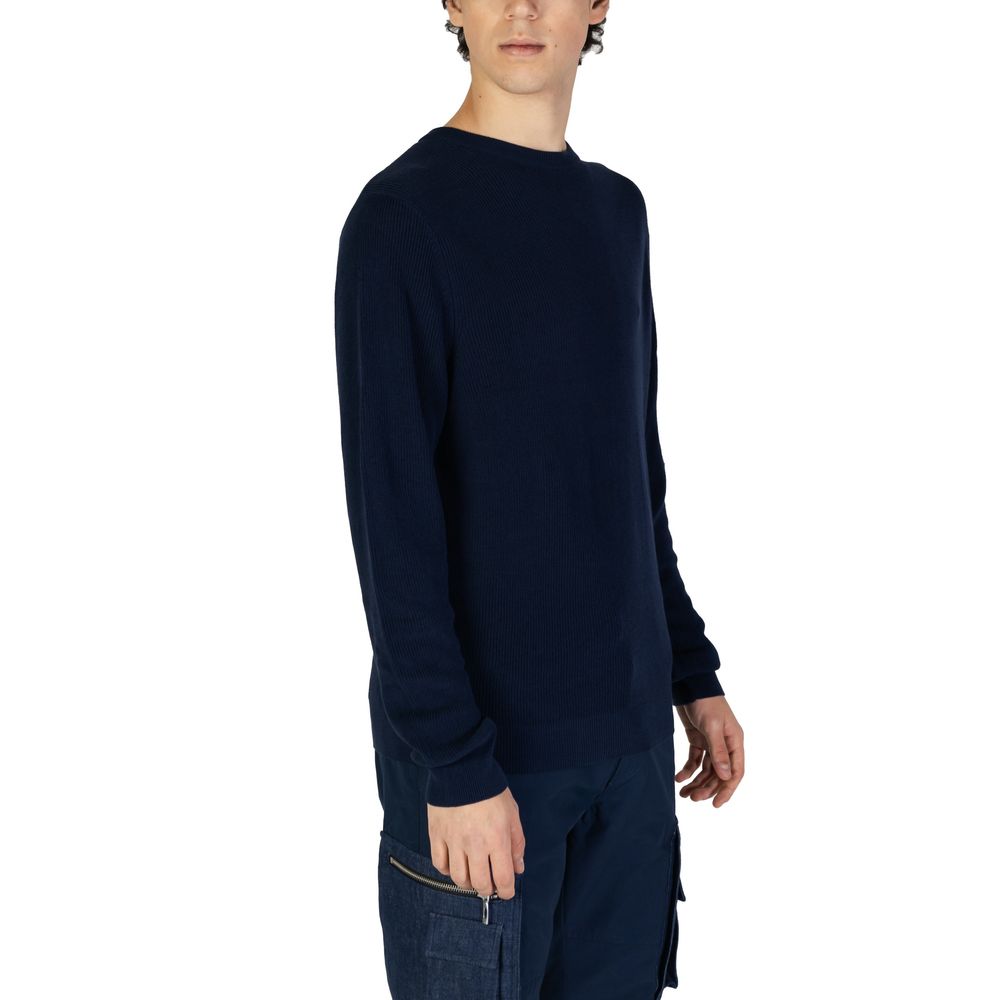 Felpa in cotone blu Antony Morato