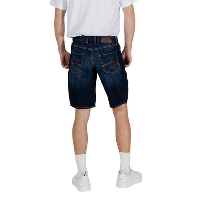 Bermuda in cotone blu Armani Exchange
