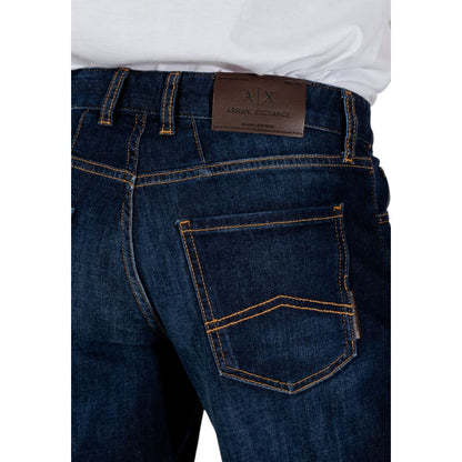 Bermuda in cotone blu Armani Exchange