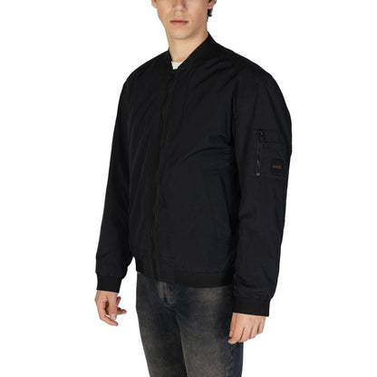 Bomber in poliammide nero Hugo Boss