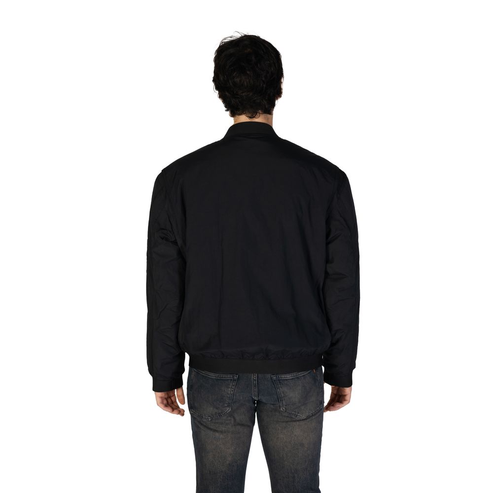 Bomber in poliammide nero Hugo Boss