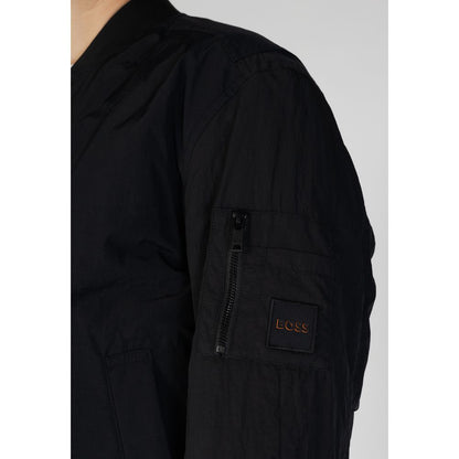 Bomber in poliammide nero Hugo Boss
