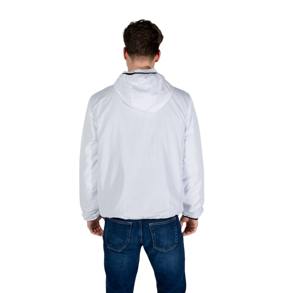 Giacca in poliestere bianco EA7 Emporio Armani