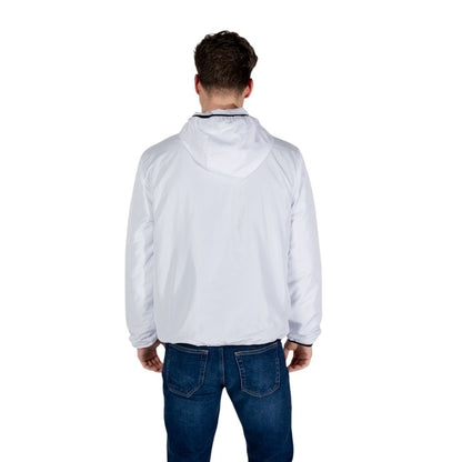 Giacca in poliestere bianco EA7 Emporio Armani