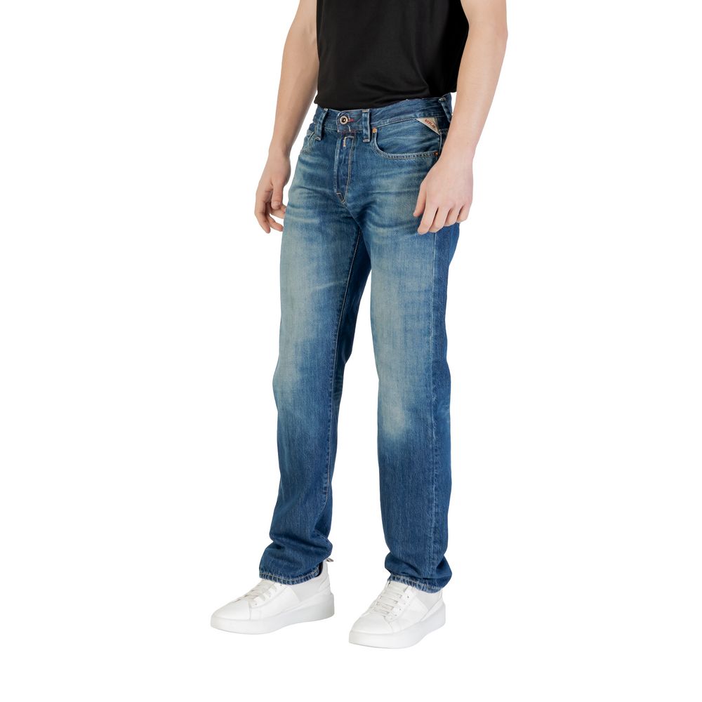 Jean Replay bleu en coton coupe décontractée