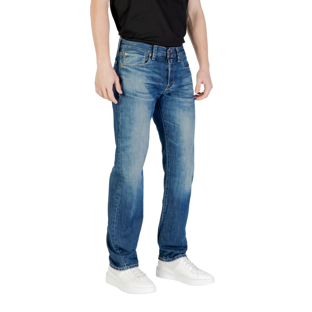 Jean Replay bleu en coton coupe décontractée