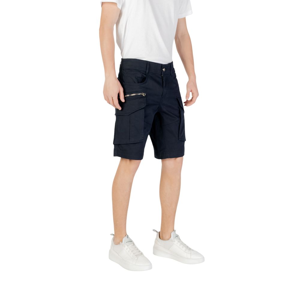 Short bermuda en coton bleu Replay