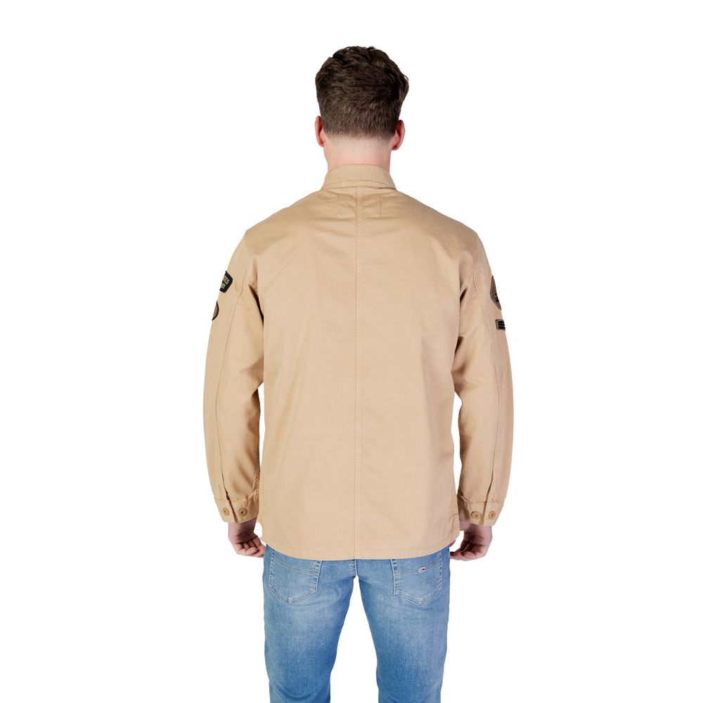 Camicia in denim beige Replay