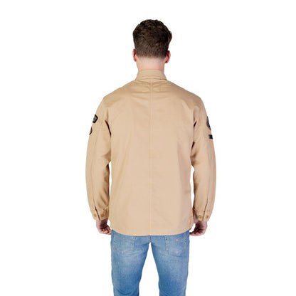 Camicia in denim beige Replay