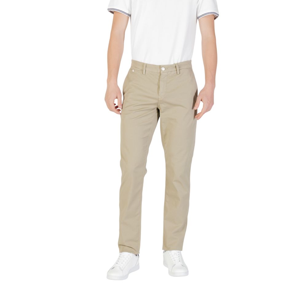 Pantalon décontracté bicolore en coton Replay