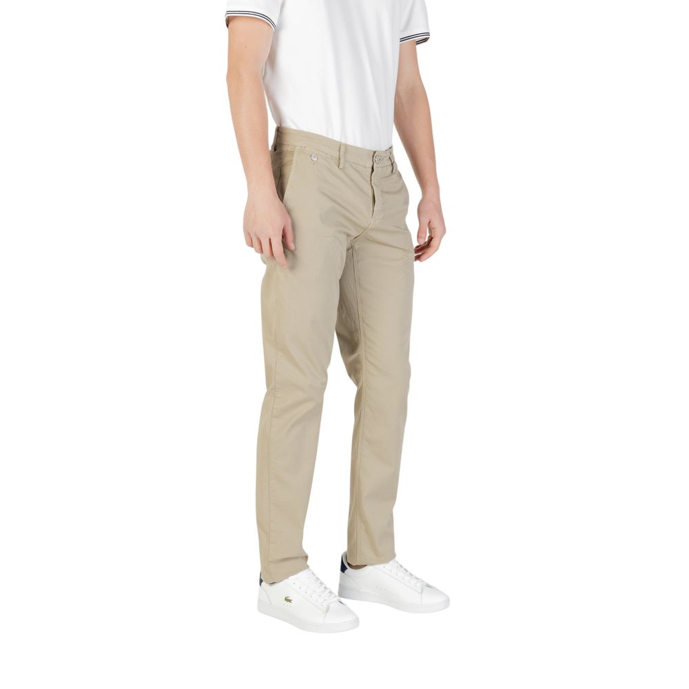 Pantalon décontracté bicolore en coton Replay