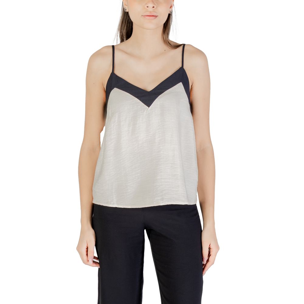 Top in nylon beige Vero Moda
